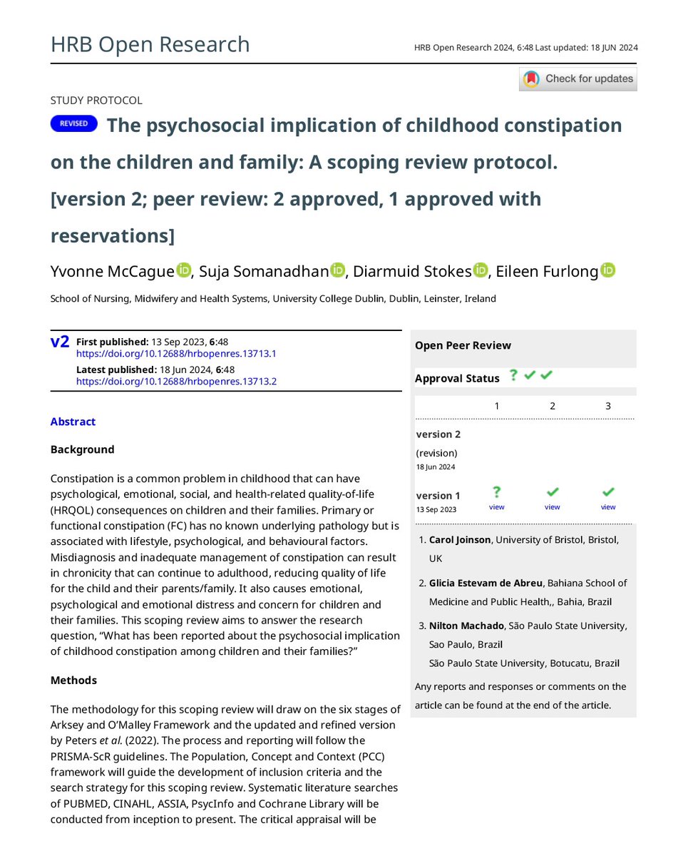 18.06.2024 - Great day for my PhD diary. Passed Stage Transfer and Scoping Review Protocol has finally passed peer review. Thank you <a href="/FurlongEileen/">Eileen</a>  and <a href="/sujas15/">Dr Suja Somanadhan</a> for your support and encouragement 🎉
