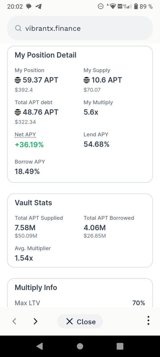 VASILIYZAYCEV7's tweet photo. I'm securing the Aptos network with VibrantX
@AptosLabs @JamboTechnology https://t.co/ckEUWGkjPn