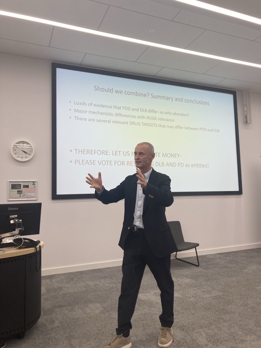 Rimona Weil (@rimonaweil) on Twitter photo And to end the day a fierce (!) debate between Sean O’Dowd <a href="/TUH_Tallaght/">Tallaght University Hospital (TUH)</a> and <a href="/AarslandDag/">Dag Aarsland</a> - for and against staging systems #LewyBodyUK And to end the day a fierce (!) debate between Sean O’Dowd <a href="/TUH_Tallaght/">Tallaght University Hospital (TUH)</a> and <a href="/AarslandDag/">Dag Aarsland</a> - for and against staging systems #LewyBodyUK