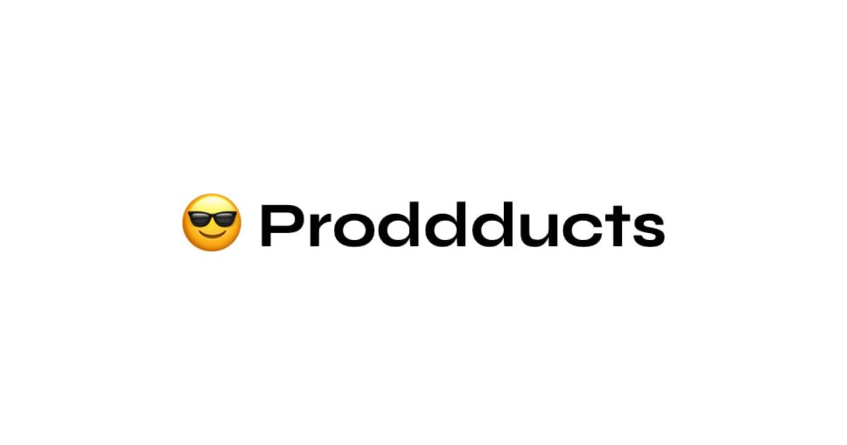 Proddducts tweet media