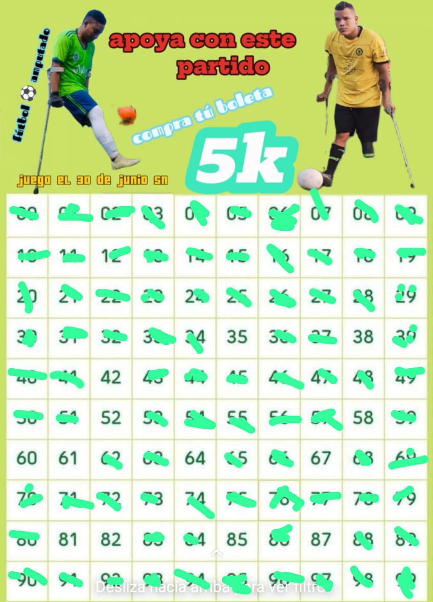chomo_original's tweet photo. Apoya con un número en pro de un partido de fútbol ⚽ amputado para este 30 de junio una caja de cerveza y dos gallinas criollas o sino se le envía el dinero 🤑 https://t.co/wgQKNCydxG