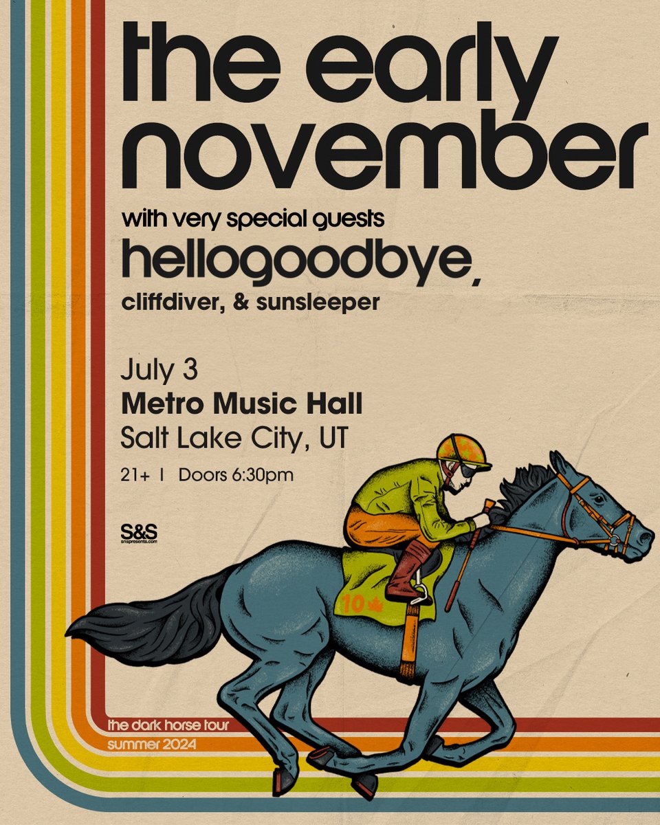 We're playing with <a href="/theearlynov/">The Early November</a>, <a href="/itshellogoodbye/">hellogoodbye</a> and our buds <a href="/cliffdiverOK/">𝑪𝑳𝑰𝑭𝑭𝑫𝑰𝑽𝑬𝑹</a> at <a href="/MetroMusicHall/">Metro Music Hall</a> July 3rd. Come prepared to rock