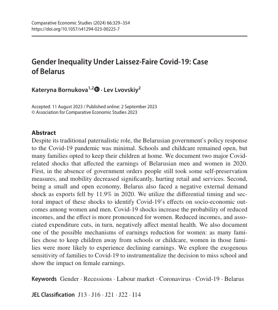 Comparative Economic Studies tweet media