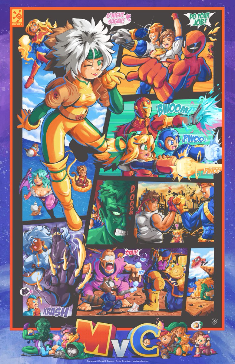 AirCityStudios's tweet image. Marvel 2 lives on! #MVC2isFree