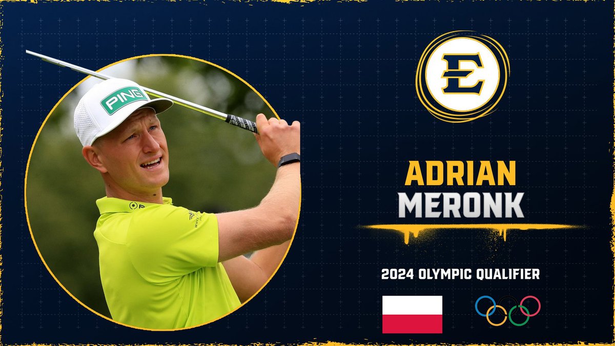 ETSU Men’s Golf (@etsu_mgolf) on Twitter photo 𝙊𝙡𝙮𝙢𝙥𝙞𝙘 𝙌𝙪𝙖𝙡𝙞𝙛𝙞𝙚𝙧 🇵🇱
Congratulations to <a href="/AdrianMeronk/">Adrian Meronk</a> on qualifying to the 2024 <a href="/Olympics/">The Olympic Games</a>... Meronk is ranked No. 29 in the Olympic Golf Rankings❗️
🔹The Buccaneer alum also represented Poland in the 2020 Olympics in Tokyo
#ProBucs | #BucsGoBeyond 𝙊𝙡𝙮𝙢𝙥𝙞𝙘 𝙌𝙪𝙖𝙡𝙞𝙛𝙞𝙚𝙧 🇵🇱
Congratulations to <a href="/AdrianMeronk/">Adrian Meronk</a> on qualifying to the 2024 <a href="/Olympics/">The Olympic Games</a>... Meronk is ranked No. 29 in the Olympic Golf Rankings❗️
🔹The Buccaneer alum also represented Poland in the 2020 Olympics in Tokyo
#ProBucs | #BucsGoBeyond