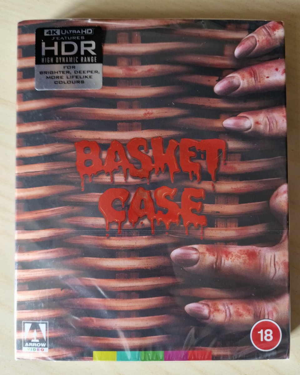 mikeycubed's tweet image. Another brilliant competition prize from the amazing @AVForums! 

And as always a huge thanks to Cas for organising and posting out 💙

#AVForums #ArrowVideo #Arrow #BasketCase #4k #UltraHD