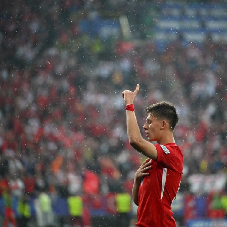 Arda Güler’in gol sevinci.