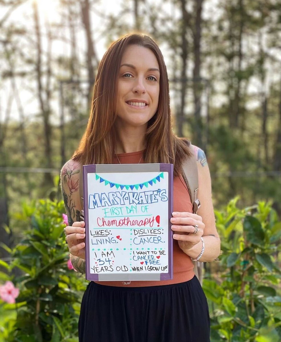 TNBCFoundation's tweet photo. Mary-Kate is ready to kick TNBC in the butt 🦵
#TNBCFoundation #TNBCThriver https://t.co/mD6UVHCbar