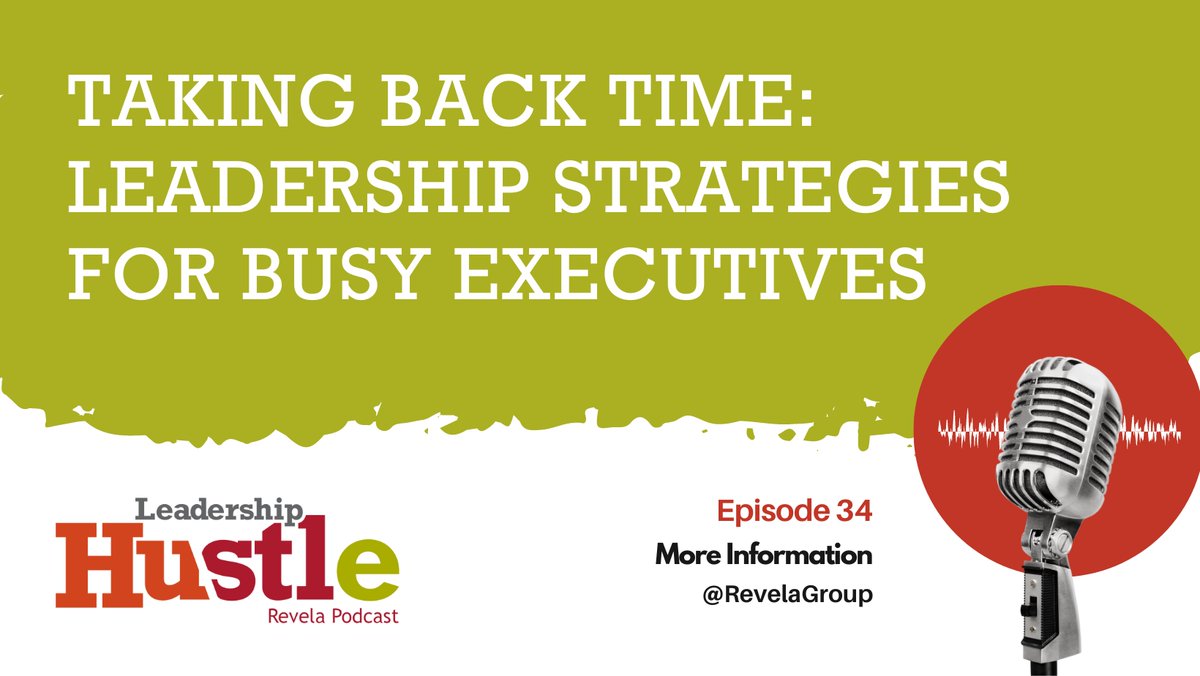 Poor time management doesn't just impact your own well-being; it can ripple through your organization, hindering team performance and strategic initiatives.

Check out our latest Leadership Hustle episode, Leadership Strategies for Busy Executives here: bit.ly/3mvCnn9