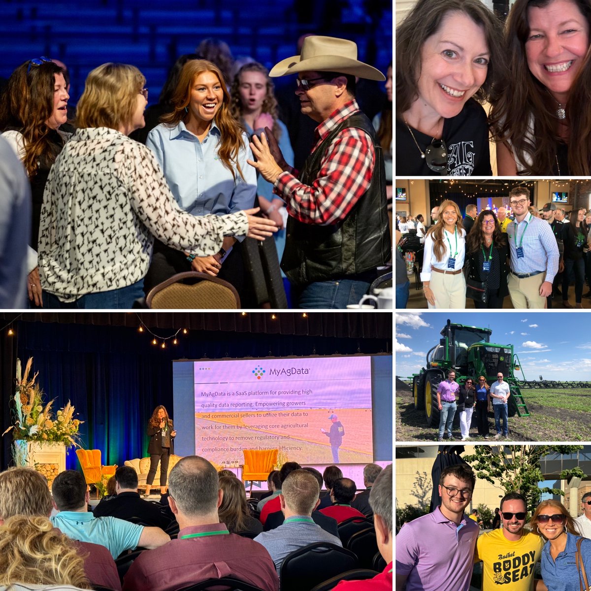 🚜🌾 MyAgData was in Fargo, ND for Ag Tech Week! 

🌟 Highlights:
• Zach Ducheneaux, FSA Administrator
• Bushel Buddy Seat
• Hollie Mackey, CEO of FARMS
• Michelle spoke at Cultivate Conference
• Met Bridgette Readel
• Grand Farm Innovation Shop grand opening

#AgTechWeek