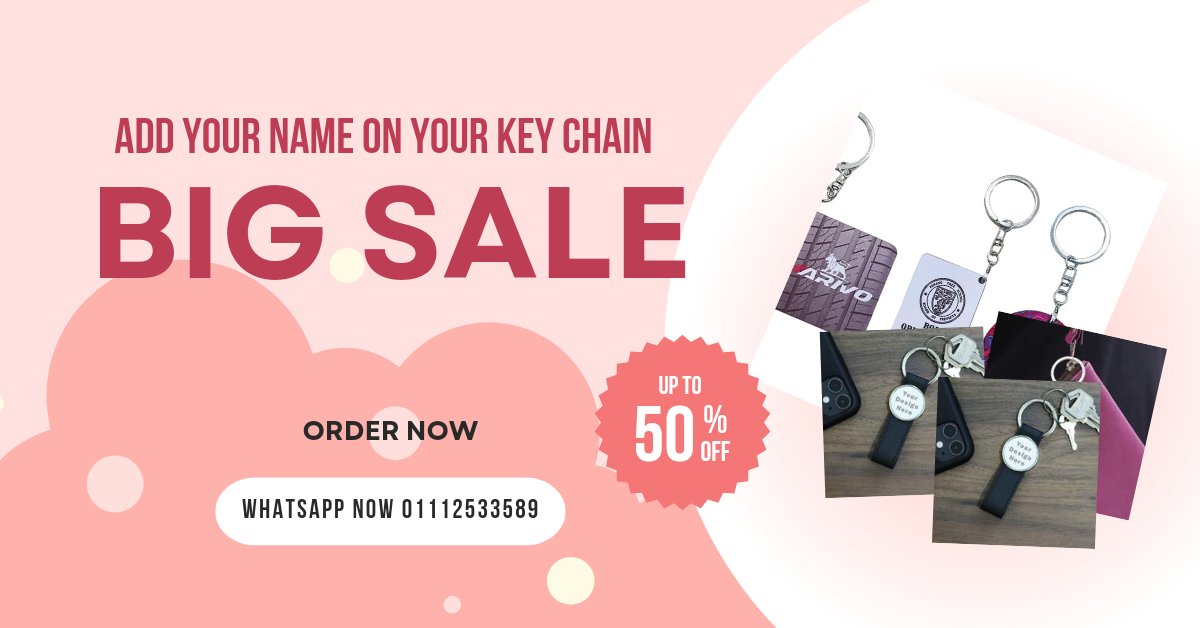 Add your name on your key 🔐 chain ⛓️