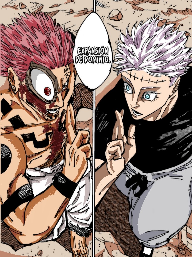 Rom_artist's tweet photo. @luisardito666 Un coloreado que hice de un panel de #JUJUTSUKAISEN https://t.co/uQ6KzVyzoE