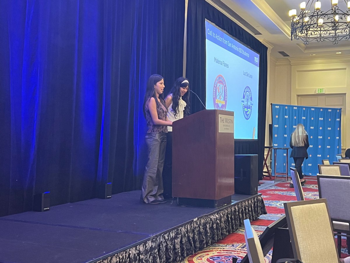 Just delivered the keynote address at TEA's System of Great Schools Summit and I couldn't be prouder to have been introduced by two of my amazing students. It's truly an honor to be their teacher of teachers.