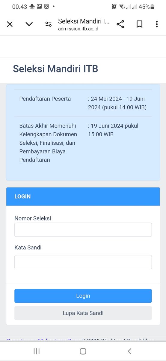 ayrahateu's tweet image. GUYSS HELPP, ini kan harusnya masih bisa ya hari ini??? kenapa ga bisa login? apa emang error plis tolong bantuannya @itbofficial #studytweet #smitb