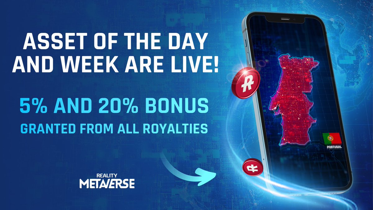 🌟Günün ve Haftanın Fırsatları Yayında!🌟

Tüm  günlük gelirlerinizde %5 ve %20 artış elde edin! 

📅 Günün Fırsatı
🔹 Günlük gelirlere +%5 bonusun keyfini çıkarın. 

📈 Haftanın Fırsatı
🔹 Günlük gelirlere +%20 bonusun keyfini çıkarın.

🚀 Hemen Katılın: realitymeta.io/home/spotlight