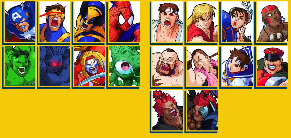 FGAnniversaries's tweet image. It appears that Noriamaro won't be a playable character for Marvel Super Heroes vs. Street Fighter in the Marvel vs. Capcom Fighting Collection.