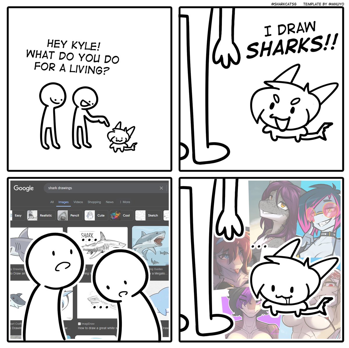 SharkcatSG's tweet image. Shark Drawer 🦈