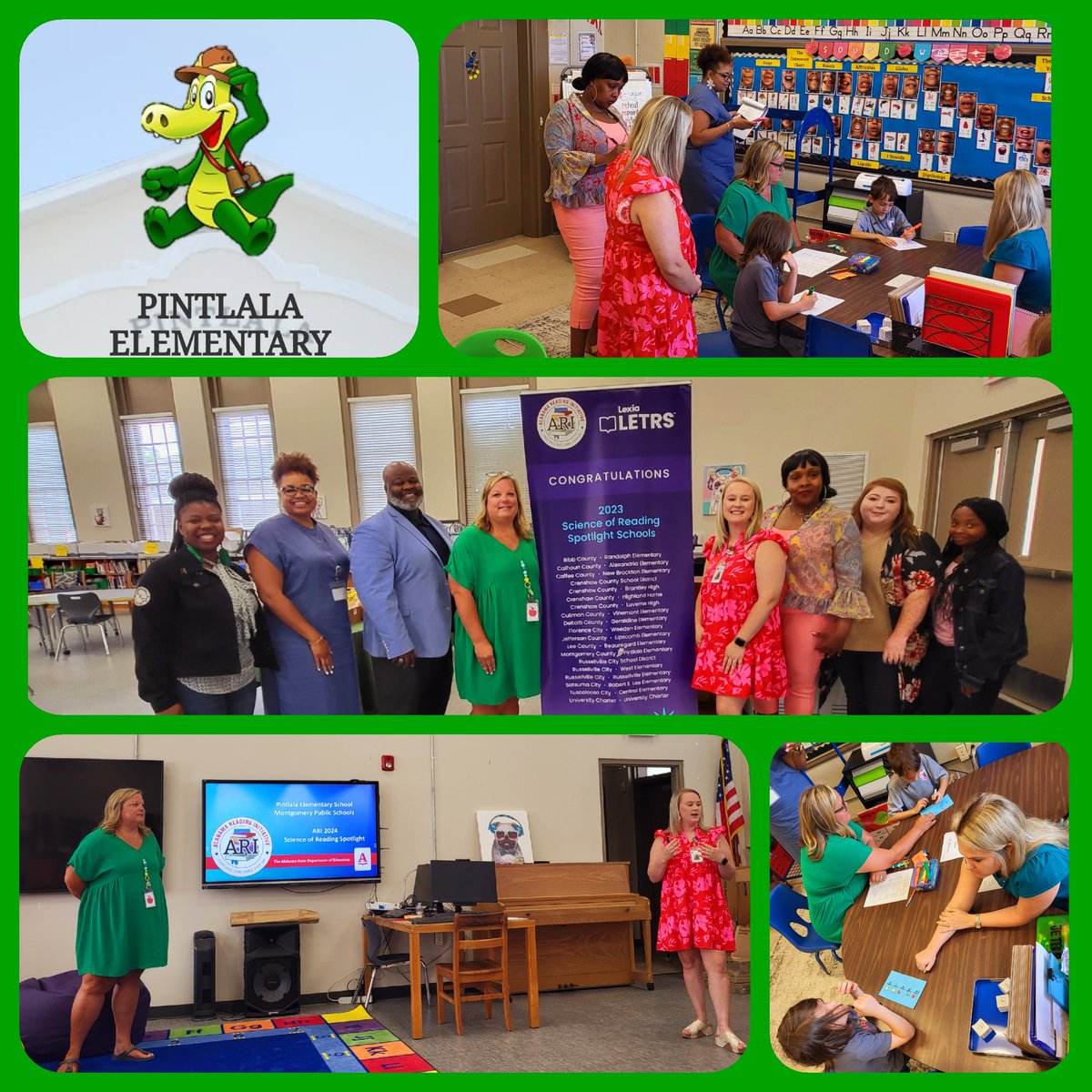 The Spotlight visit <a href="/PintlalaGators/">PintlalaElementary</a> was filled with structures between the principal, LRS, &amp; teachers, as it applies to student centered coaching! <a href="/Alabama_Reading/">ARI / The Alabama Reading Initiative, ALSDE</a> <a href="/Ajohn_ARI/">Alicia Johnson</a> <a href="/mwilsonliteracy/">MistyBWilson</a> <a href="/VickieChappelle/">Vickie Chappelle</a> <a href="/TeachwithALEX/">Alabama Learning Exchange 🍎 ALEX</a> <a href="/Principal_Deese/">Jasmine Deese</a> <a href="/AlabamaAchieves/">Alabama State Department of Education</a> <a href="/martinjamila/">Jamila Anthony, ARI Regional Literacy Specialist</a> <a href="/Bhshort/">Bshort</a>