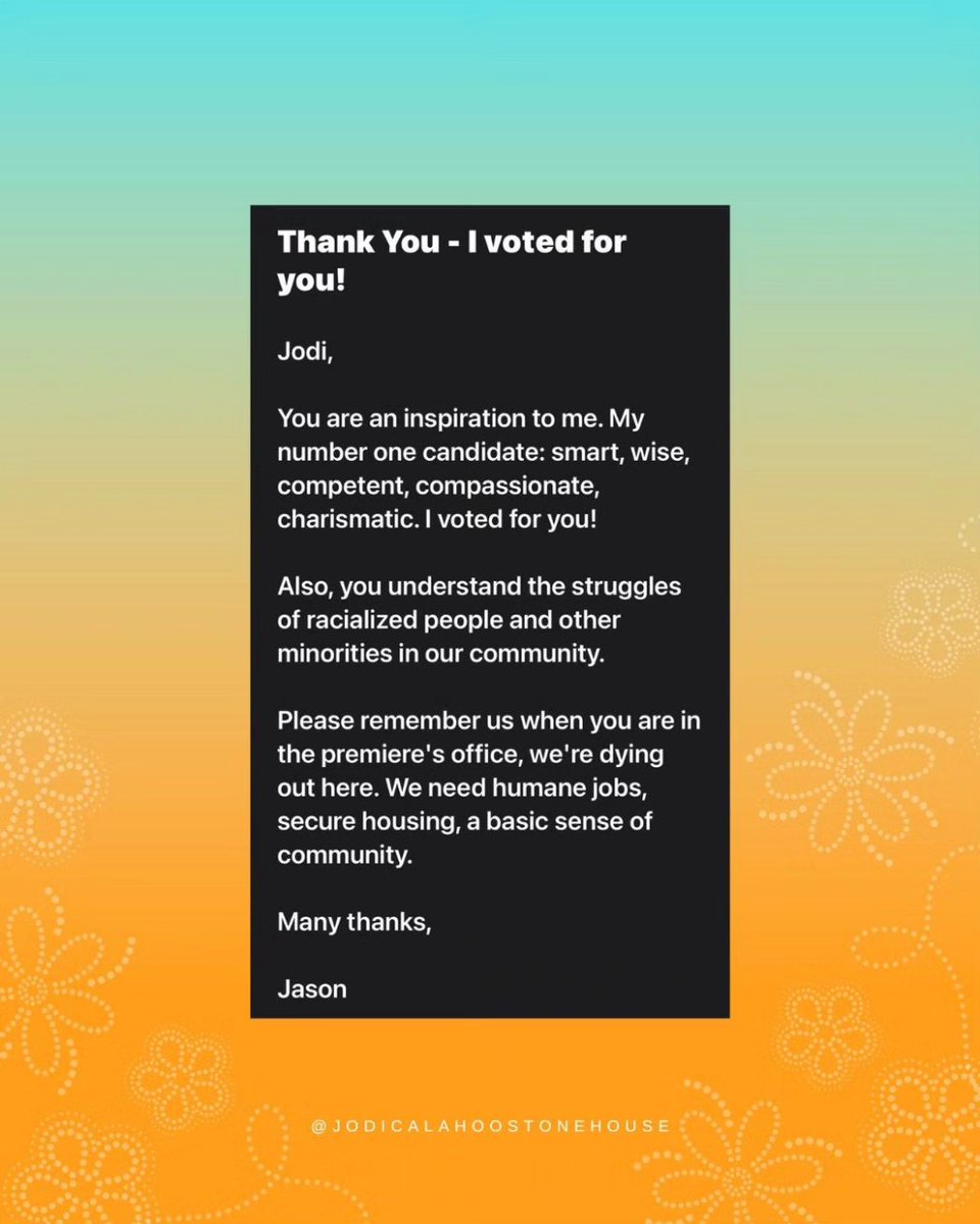 jodi_stonehouse's tweet photo. Thank you for your support—it inspires me daily! With only 4 days left, please vote online at https://t.co/4qYvSfQgbW. Let's build Alberta's future together!
#yeg #yyc #abpoli #abndp #abledge https://t.co/QfrMxivQKi