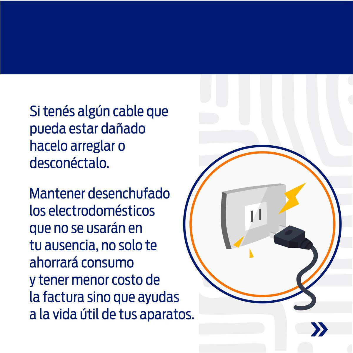 EdelarSAU's tweet image. ➡Recomendación de #Edelar para este fin de semana largo 👇

🏠 Chequear antes de salir de la casa, que nada quede enchufado

📞 0800-777-333752 línea gratuita las 24 hs todos los días.

¡Feliz fin de semana largo!
#EdelarBuenaEnergia #findesemanalargo