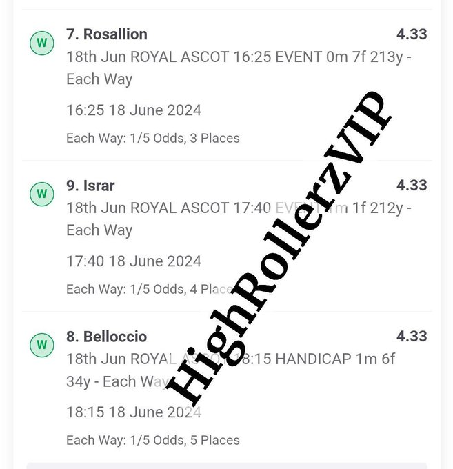 bookieslose's tweet photo. @HRIIHorseRacing another great day https://t.co/wZY7LUwDnr