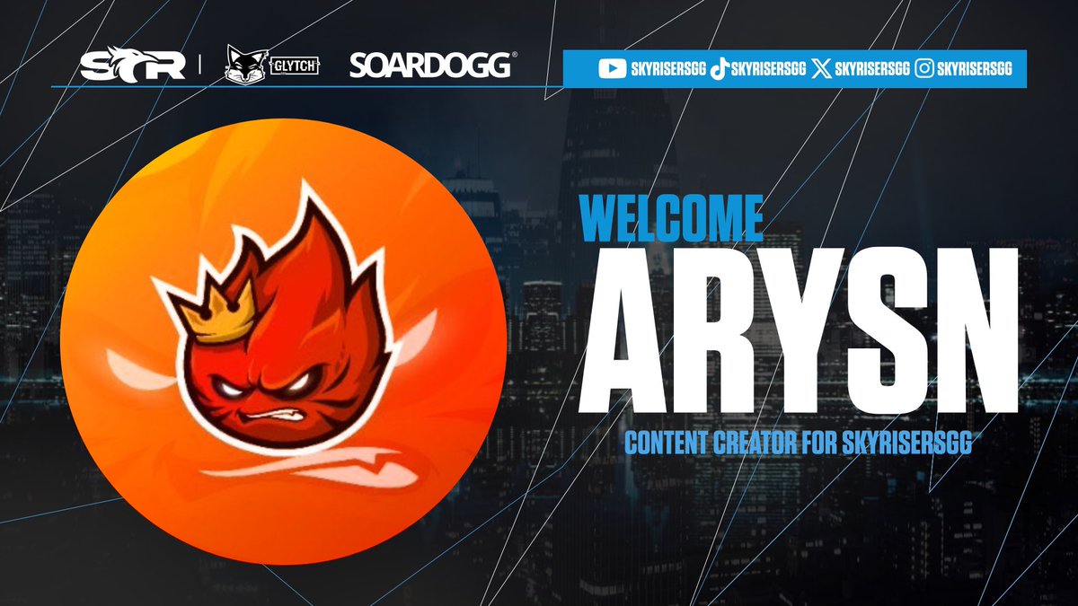 We would like to welcome our newest content creator to the SR family @ArsynWZ . We are very excited and can’t wait to see what he accomplishes here! 
#RiseAbove

<a href="/GLYTCHEnergy/">GLYTCH Energy</a> • <a href="/SoarDogg/">SoarDogg Apparel</a>