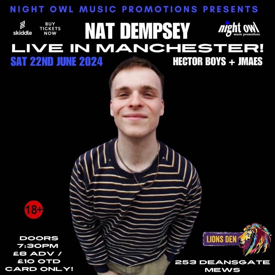 Nat Dempsey (@demps_nat) on Twitter photo On the big boy slot now apparently, catch me if u can at <a href="/LionsDenMcr/">Lions Den Mcr</a> this Saturday. Tickets here >
linktr.ee/natdemps?utm_s… On the big boy slot now apparently, catch me if u can at <a href="/LionsDenMcr/">Lions Den Mcr</a> this Saturday. Tickets here >
linktr.ee/natdemps?utm_s…