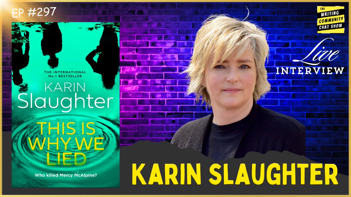 writing_show's tweet photo. Buckle Up, Thrill Seekers!
The Writing Community Chat Show Has a BONUS Episode!
This Wednesday, we're thrilled to welcome NYT bestselling author Karin Slaughter (Pieces of Her, Pretty Girls, The Good Daughter) for an exclusive interview!
Karin's gripping novels have captivated readers worldwide, and now she's here to chat about:
The secrets behind crafting her MULTIPLE NYT bestsellers. Building the suspenseful world of Pieces of Her, the hit Netflix series. Her passion for storytelling and inspiring aspiring writers ✍️
This is a rare opportunity to learn from a master. Don't miss it!
Live here, 8pm UK time Wednesday. https://t.co/xhkQeno0XZ
#WritingCommunity #KarinSlaughter #Thriller #Author #PiecesOfHer
@SlaughterKarin
@LibbyHaddock