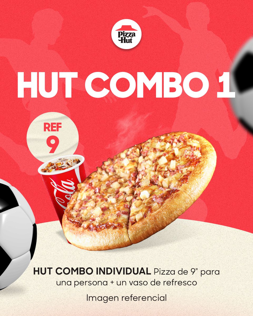 PizzaHutVzla's tweet photo. ¡Disfruta de los mejores Hut Combos en este junio futbolero! 🤩

🍕 Hut Combo Familiar por tan solo Ref. 22$
🍕 Hut Combo Dúo por tan solo Ref. 16$
🍕 Hut Combo Individual por tan solo Ref. 9$

No te quedes sin probarlos ⚽ https://t.co/GqfmqUSWc6