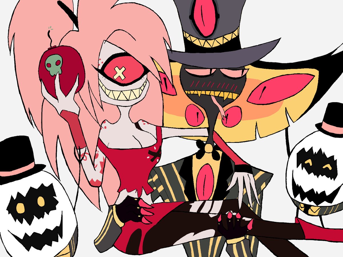 gomimadosuki's tweet photo. ＃ハズビンホテル　＃hazbinhotel　＃チェリーボム　＃サー・ペンシャス https://t.co/kLf8elNVNt