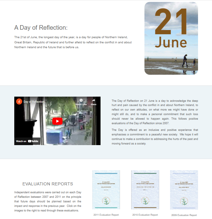 🗓️'Day of Reflection'
Friday 21st June, 6pm

A screening of a short film by <a href="/HTRinfo/">HTRinfo</a> will occur in Belfast City Hall as part of a drop-in programme of activities from 6-8.30pm

A <a href="/ConflictLegacy/">ConflictLegacy</a> announcement this Friday will coincide with <a href="/DayofReflection/">Day of Reflection</a> 
conflictlegacy.org/event/a-day-of…