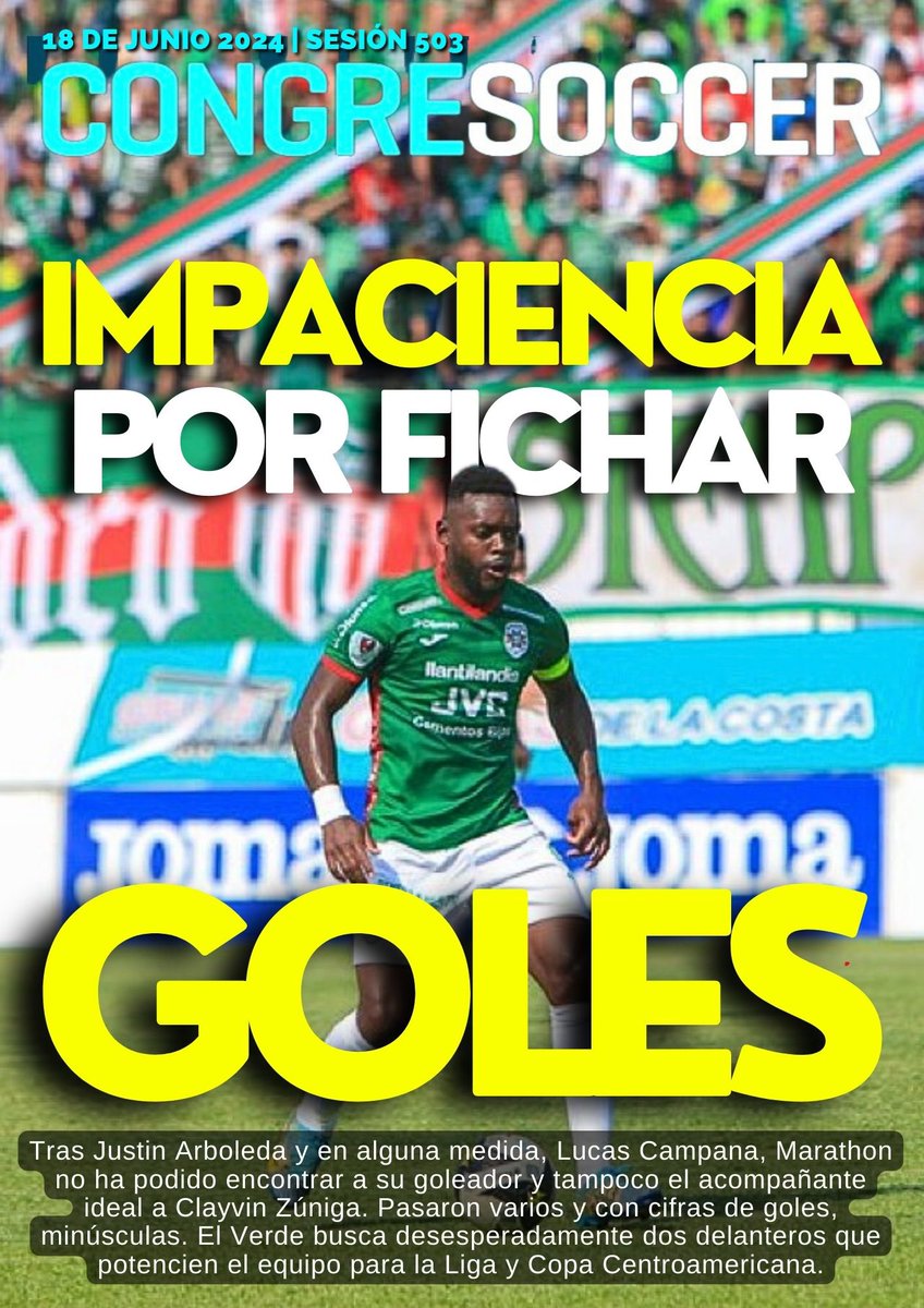 Congresoccer's tweet photo. Buenos días☀️ Congrefans 

Esta es nuestra #Portada:

“Impaciencia por fichar GOLES” 

Te esperamos a las 5 de la tarde / 11 repetición por Todo Deportes Televisión, Radio San Pedro 88.9 FM y nuestro Canal de YouTube en una nueva Sesión! https://t.co/R6vJeNUGtw