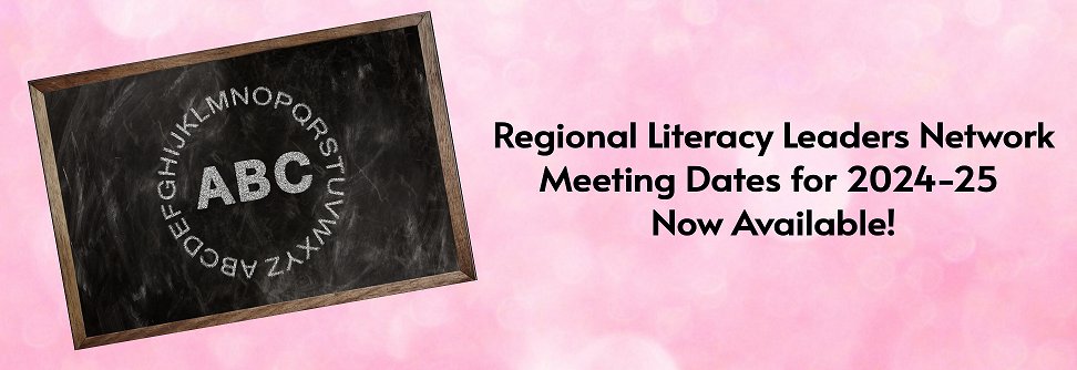 SSTRegion4's tweet photo. SST4 Regional Literacy Leaders Network meeting dates have been set for 2024-25! Visit the link, https://t.co/gt7Toaacsu, to learn more and register! #RLLN #SST4Literacy https://t.co/luxP4XniAe