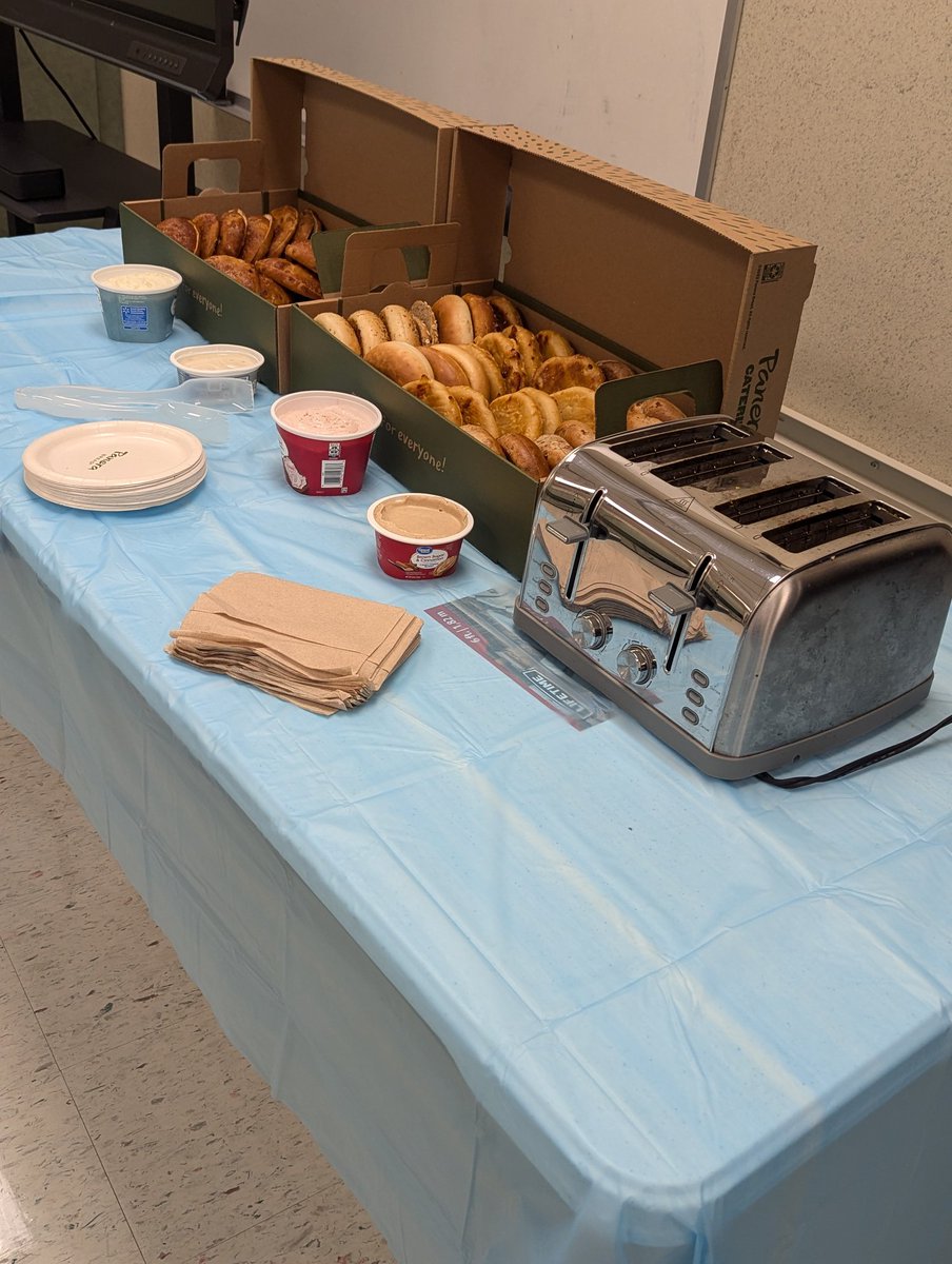 Kesha Franks (@franks_kesha) on Twitter photo We treated our camp teachers to a bagel bar this morning to jump start their day. We appreciate you! #CampCarrollUSA24 #ChooseYourDestination <a href="/AldineES_Summer/">Aldine ISD Elementary Summer Camp</a> <a href="/LgutierrezMrs/">Mrs. Gutierrez</a> We treated our camp teachers to a bagel bar this morning to jump start their day. We appreciate you! #CampCarrollUSA24 #ChooseYourDestination <a href="/AldineES_Summer/">Aldine ISD Elementary Summer Camp</a> <a href="/LgutierrezMrs/">Mrs. Gutierrez</a>