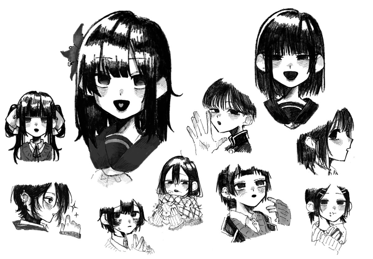 Rizu_2828's tweet photo. 絵チャで描いた子たち

#絵　#絵柄が好みっていう人にフォローされたい https://t.co/OXveEE3PWG