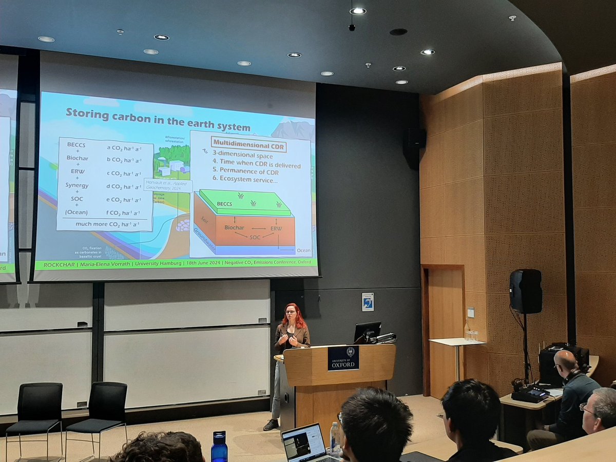 Mathilde Hagens (@mathildehagens) on Twitter photo <a href="/MEVorrath/">Dr. Maria-Elena Vorrath @mevorrath.bsky.social</a> talking about #biochar in an #ERW session? Yes, not just any biochar, but #ROCKCHAR ! Co-prolysing biomass with alkaline materials has many benefits #negativeCO2emissions <a href="/MEVorrath/">Dr. Maria-Elena Vorrath @mevorrath.bsky.social</a> talking about #biochar in an #ERW session? Yes, not just any biochar, but #ROCKCHAR ! Co-prolysing biomass with alkaline materials has many benefits #negativeCO2emissions