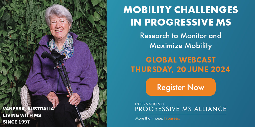 Two days until the global webcast on mobility challenges in progressive MS.

Register here to join us: msif.org/webcast-mobili… 

Hear from a panel of researchers who are dedicated to finding ways to intervene with solutions to help improve mobility for people living with MS.
