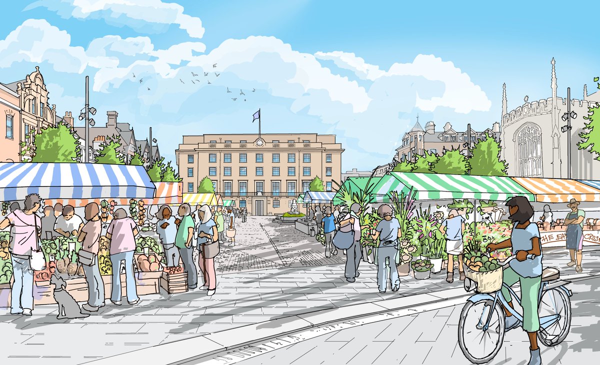 📣 We want to hear from YOU. How can we improve the <a href="/CambridgeCornEx/">Cambridge Corn Ex</a>, #Guildhall, #MarketSquare and surrounding public spaces? We have lots of exciting ideas but we need local people to tell us how we can make these spaces better for everyone to enjoy. 

We want to:
🏛️ Make the