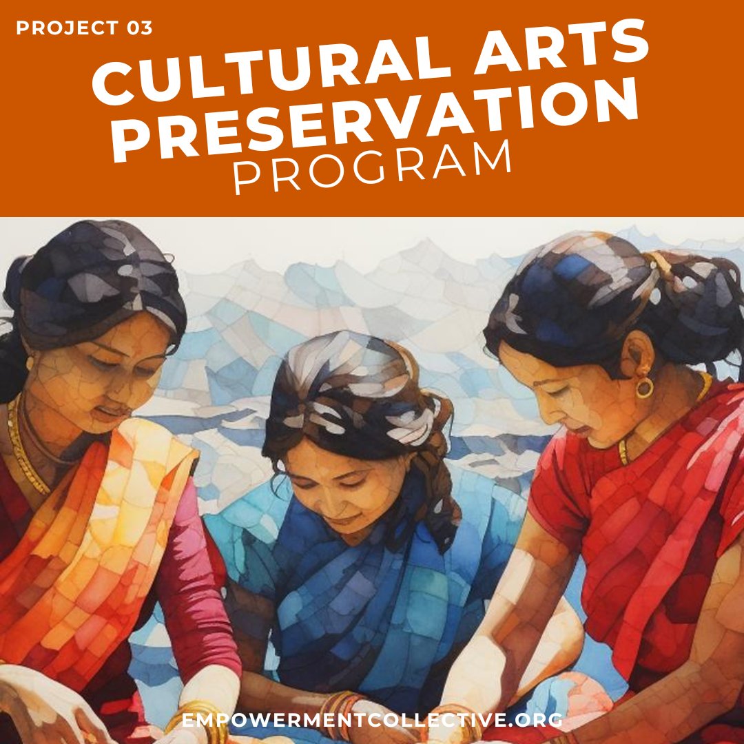 Introducing Our Project 03: Cultural Arts Preservation Program, celebrates and preserves traditional arts while empowering communities affected by modern slavery. 
Apply here: empowermentcollective.org/project-03