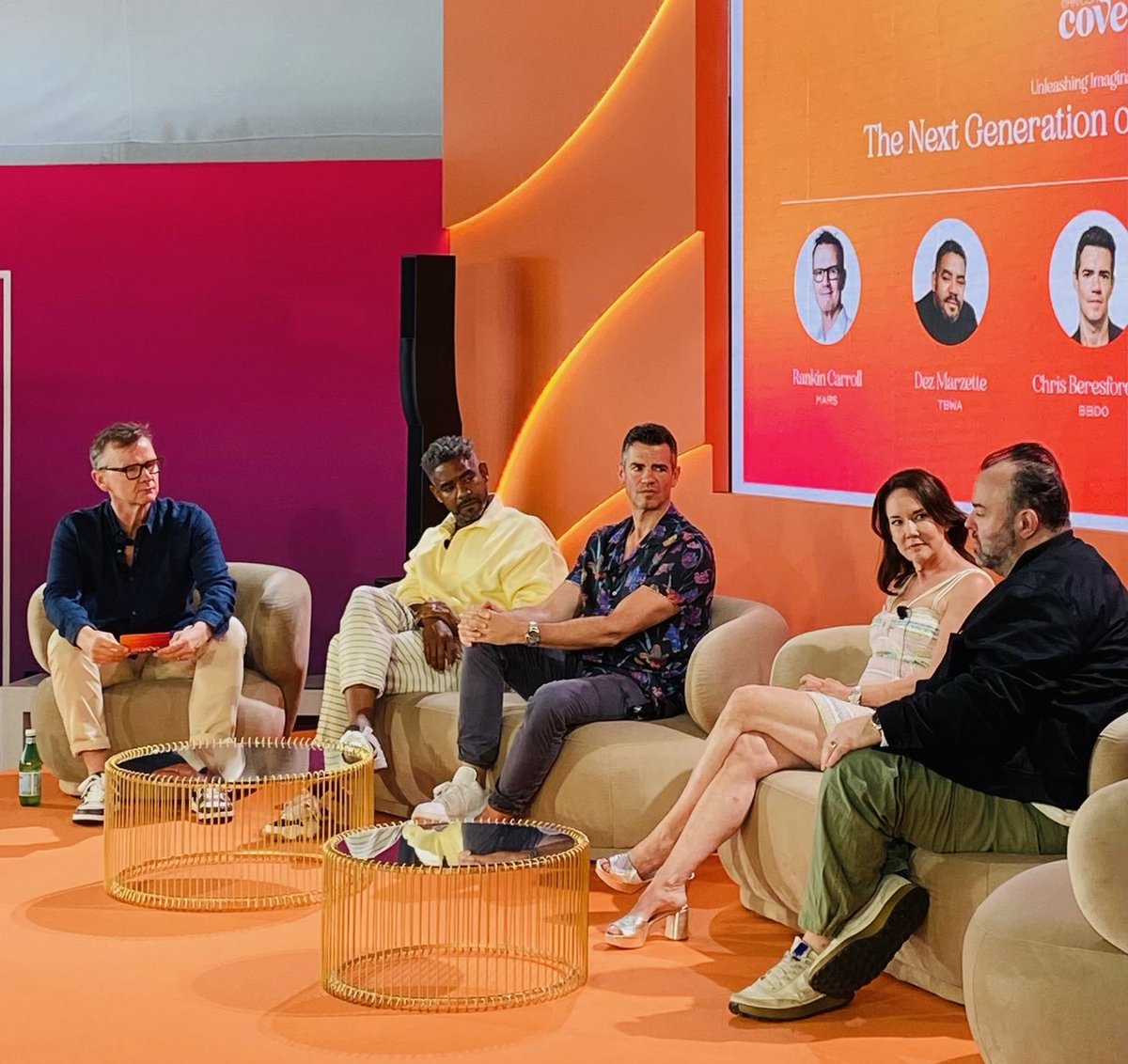 GSP's tweet image. “The best big ideas have a strong brand platform, like Doritos for the Bold. It’s a clear filter for the work. Essentially, if the work isn’t bold….we don’t do it,” @maggiejca #canneslions2024 @Omnicom