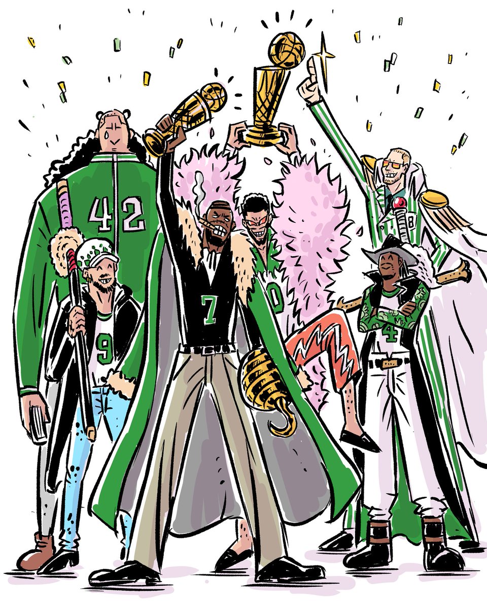 Boston Celtics win NBA championship! 🏆 #celtics #onepiece