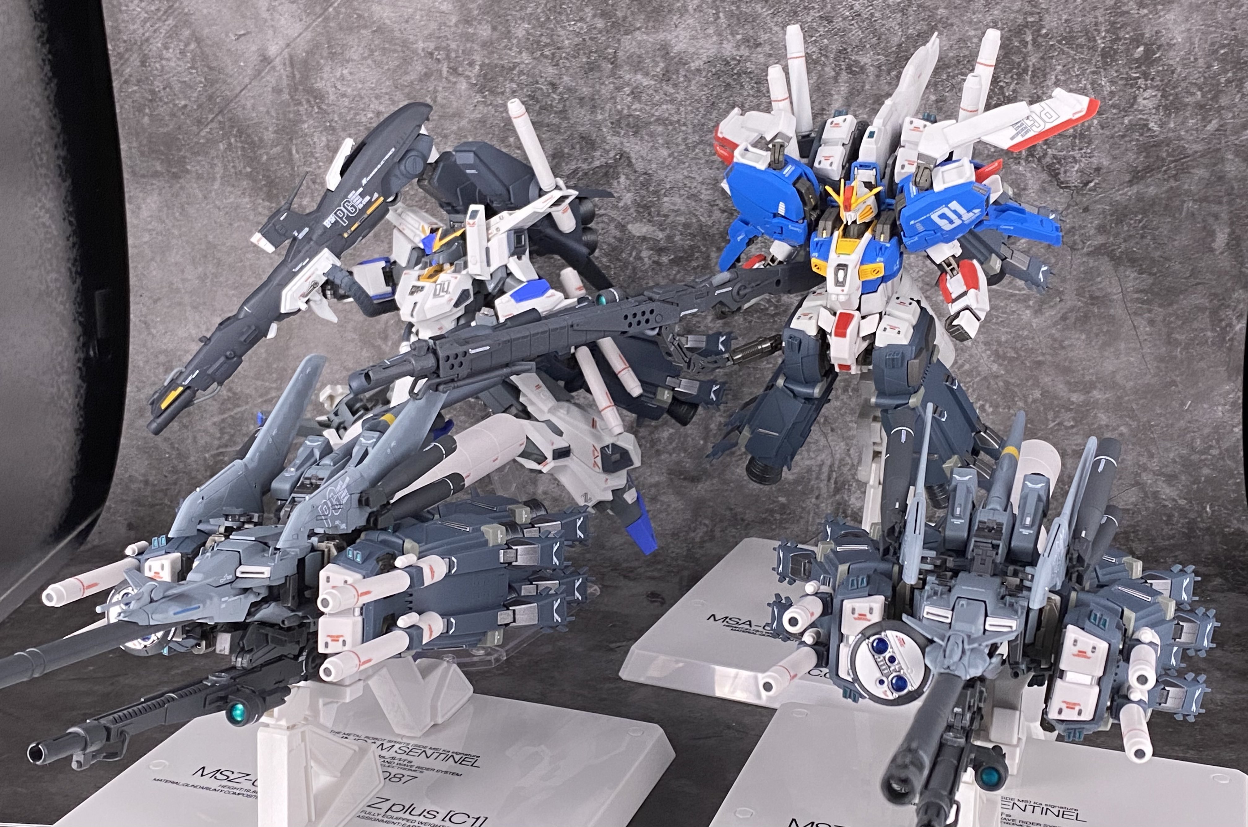 MG Fazz ＋MGＳガンダム ブースター・ユニット装着型　セット MG Fazz ＋MGSガンダム ブースター・ユニット装着型 セット MG