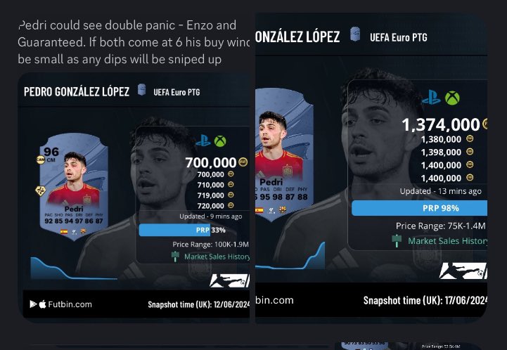 At the start of TOTS I opened up the FC CoinMasters trading server. It was due to be a Premium server however there will now be a premium paid and a free community section! The community spaces are currently limited but will expand. If you are interested in a space let me know🤝