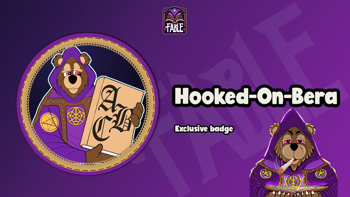 Fable Platform (@fable_platform) on Twitter photo ✨Huge day FABs our <a href="/0xhoneyjar/">the honey jar 🐼⛓️🧲</a> quest is going live today at 2pm EST set your 🕚!
📖We are excited to partner with the greatest community within <a href="/berachain/">Berachain Foundation 🐻⛓</a>.To help us spread LORE far and wide.
🪄Make sure you participate in the quest to earn a chance to win a HoneyComb NFT🍯. ✨Huge day FABs our <a href="/0xhoneyjar/">the honey jar 🐼⛓️🧲</a> quest is going live today at 2pm EST set your 🕚!
📖We are excited to partner with the greatest community within <a href="/berachain/">Berachain Foundation 🐻⛓</a>.To help us spread LORE far and wide.
🪄Make sure you participate in the quest to earn a chance to win a HoneyComb NFT🍯.