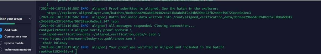 Just submitted a proof via
<a href="/alignedlayer/">Aligned</a>
I am now #aligned ✅

explorer.alignedlayer.com/batches/0xdcda…