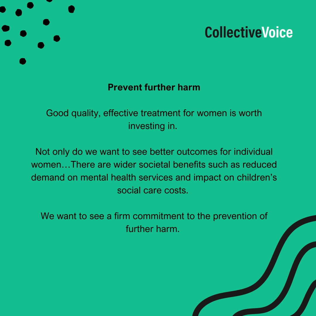 Cranstoun_org's tweet photo. We're proud to be a part of the Women's Treatment Working Group. Ahead of the election, we're collectively calling for the following:

✅Recognise the distinct treatment needs of women

✅Improve evidence base for what works 

✅Prevent further harm

RT if you support our calls! https://t.co/sBCpWFZQFI