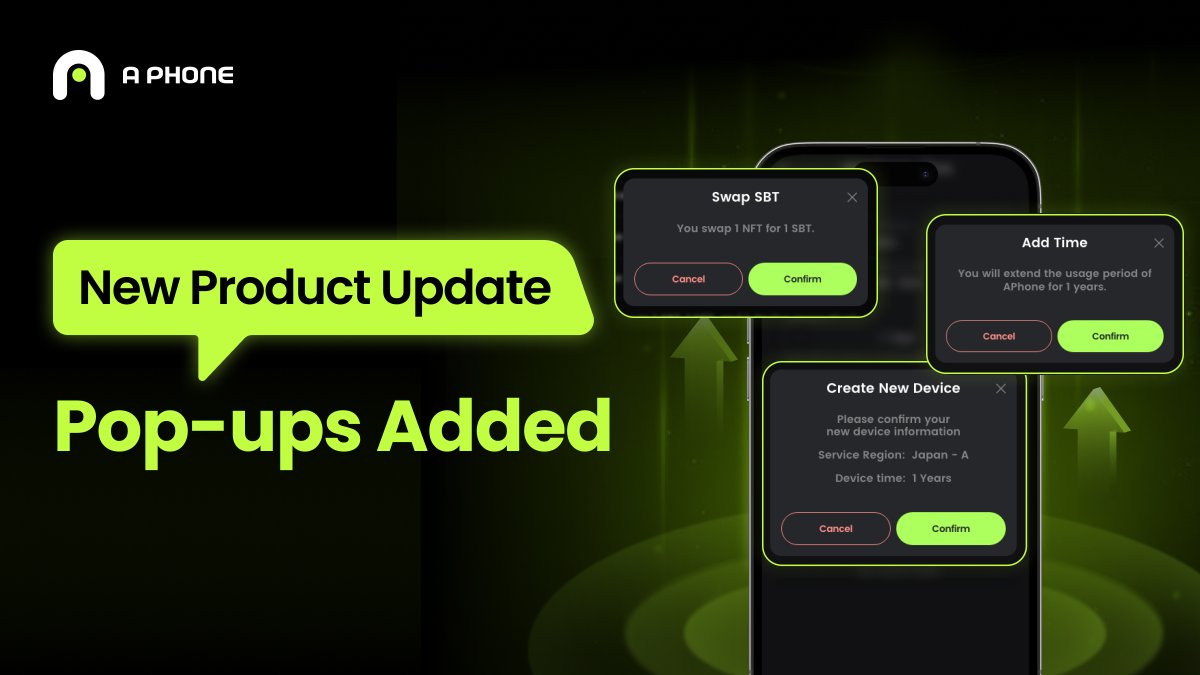 aphonelabs's tweet photo. New Product Update: Pop-Ups 🗨️

Not ready to make that choice ❌
Accidentally clicked the wrong button ✔️

No worries, We've got you covered https://t.co/LnRHFZdiKj