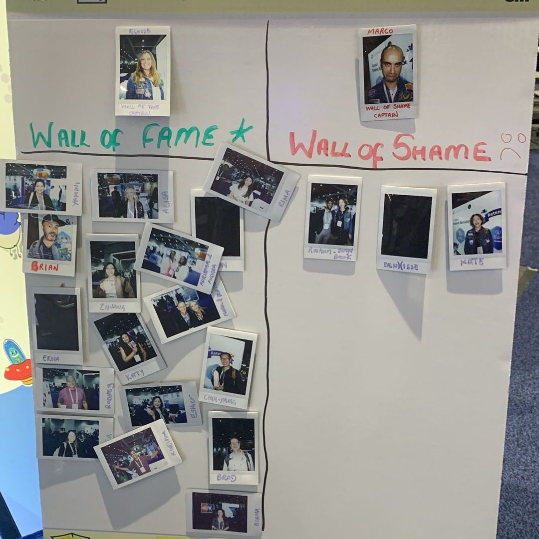 InnovTrials's tweet photo. Day 1 at #DIA2024 was filled with excitement and engagement. Many attendees stopped by our booth and played Giant Jenga.🤩

What an amazing turnout! 😃 We never expected to find so many Jenga experts! 👏🤩.

Check out who is featured on the #WallOfFame &amp; the #WallOfShame 😉👇 https://t.co/UmIzfThJzI