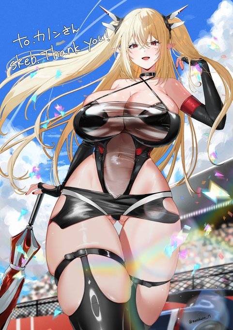 Skeb依頼品のセクシーRQうちの子🏁 