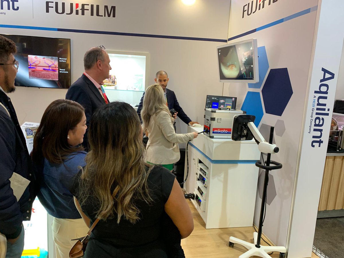AquilantGI's tweet photo. Day 2 of the @BritSocGastro and it is great to showcase our portfolio including @3dm_emea #PuraStat, the new Leinzett #videocholangioscope, #Medwork accessories and @taewoongmedical #metalstents to so many enthusiastic clinicians! Pop by to take a look for yourself! #BSGLIVE24 https://t.co/Xp2Ux5fNE1